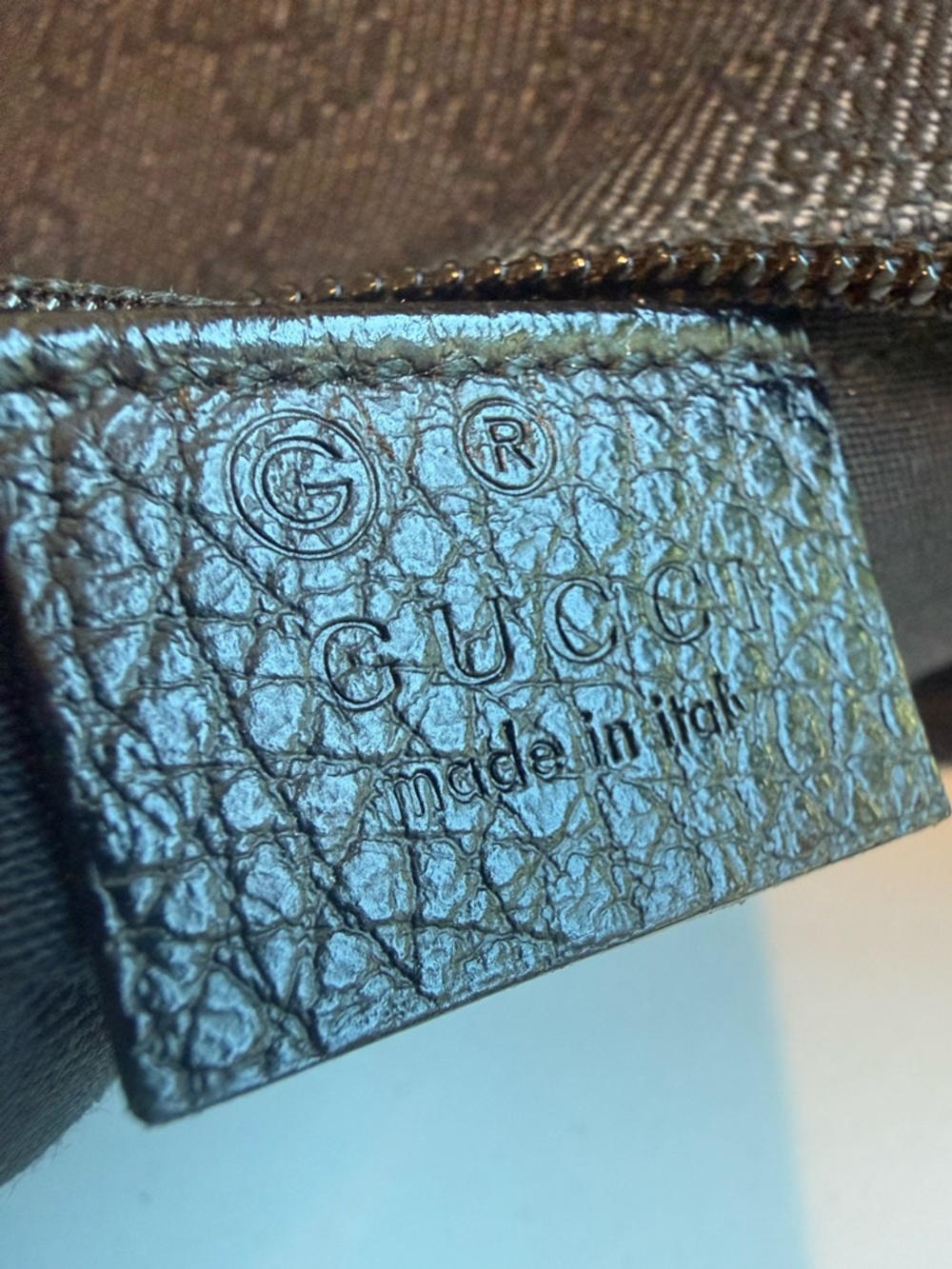 Gucci ‘Denim Monogram Small Hobo’ - Picture 11 of 13